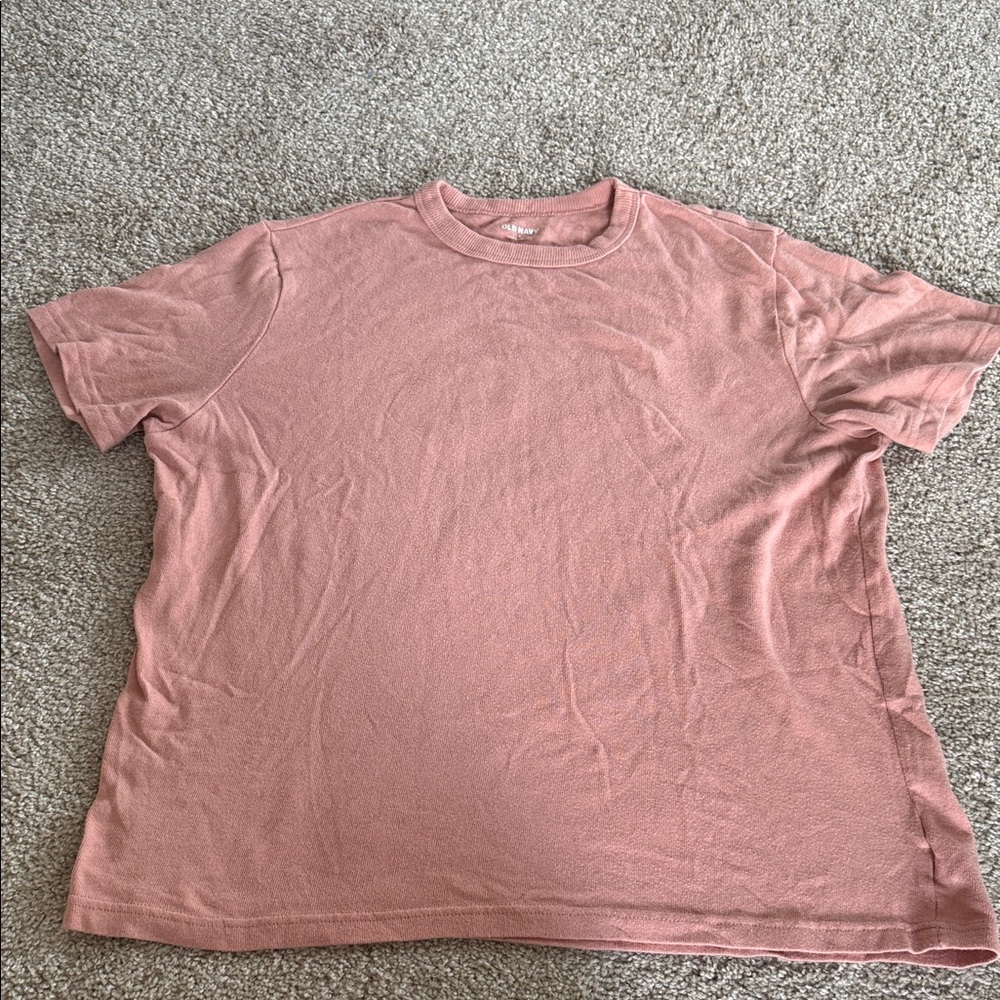 Old Navy Men's Rose Crew Neck Short Sleeve Tee